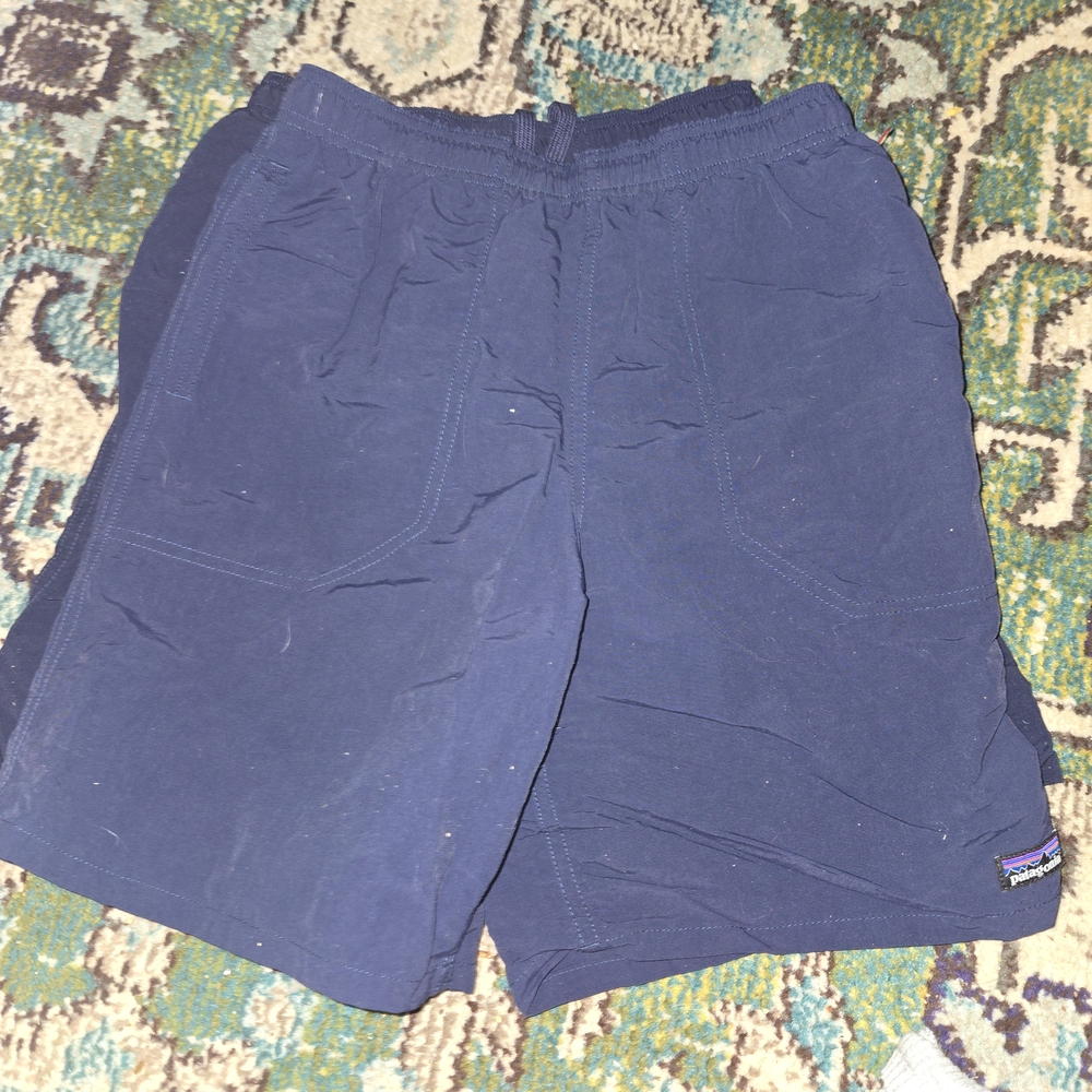 Patagonia Boy's Navy Blue Swin shorts